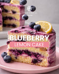 Blueberry Lemon Cake - Jordiana Li Escuela de Repostería Online