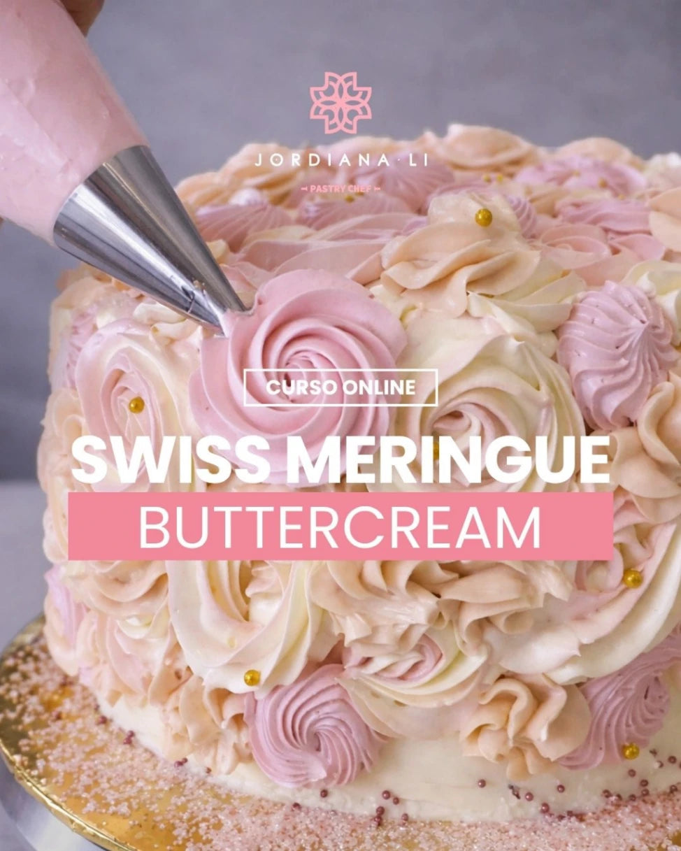 Swiss Meringue Buttercream - Jordiana Li Escuela de Repostería Online