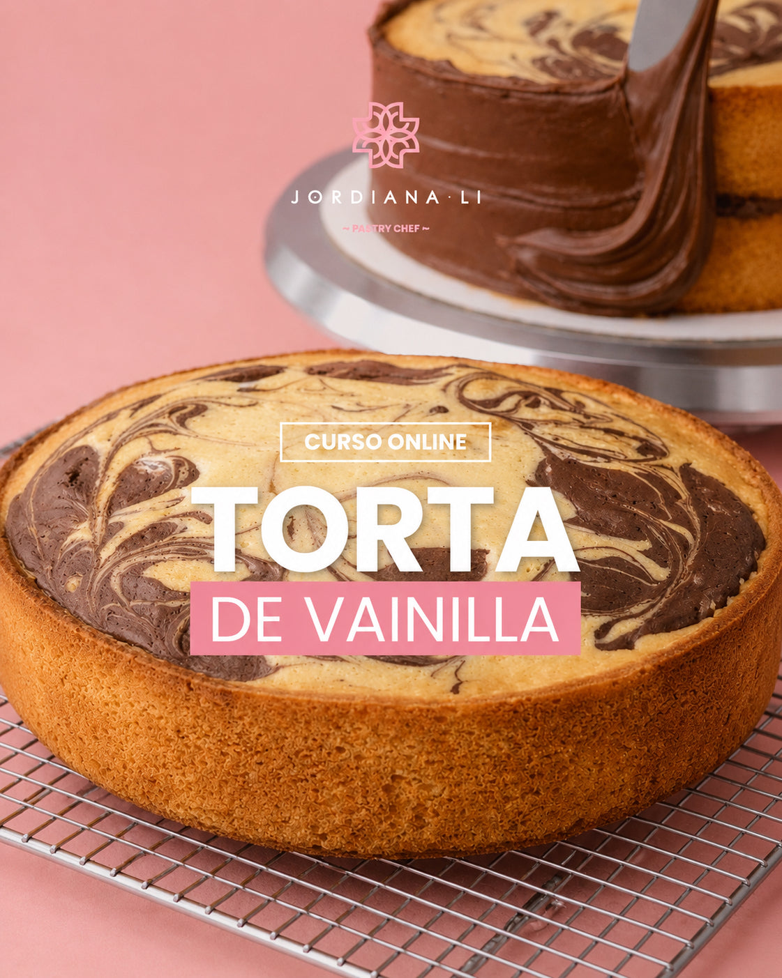 Torta de Vainilla - Jordiana Li Escuela de Repostería Online
